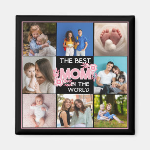 Aimant 8 photo famille collage maman gardien mère jour