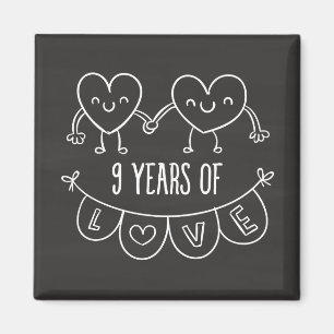 Aimant 9e Anniversary Poison de Chalk Hearts