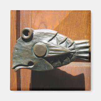 Aimant à bouton de porte de poisson