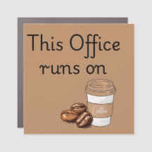 Aimant à café alimenté au bureau