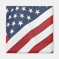 Aimant à drapeau américain