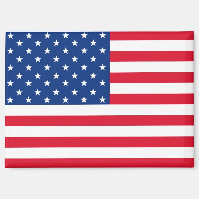 Aimant à drapeau américain (Recto)