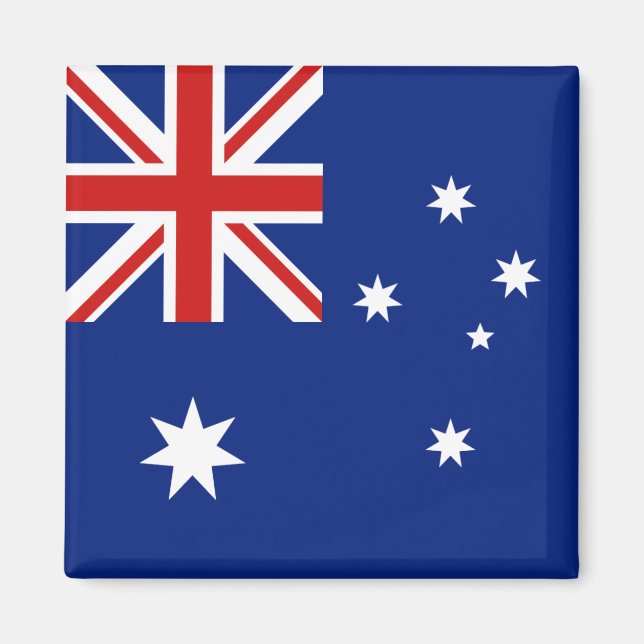 Aimant à drapeau australien (Devant)