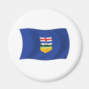 Aimant à drapeau de l'Alberta