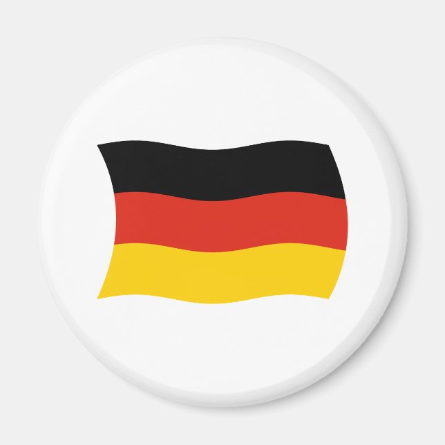 Aimant à drapeau de l'Allemagne (Devant)