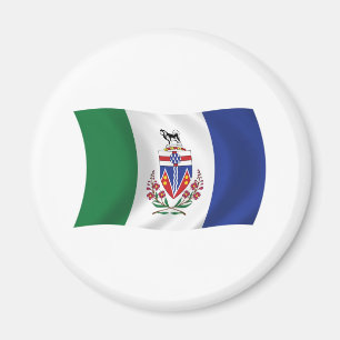 Aimant à drapeau du Yukon