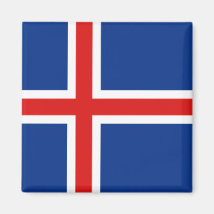 Aimant à drapeau islandais