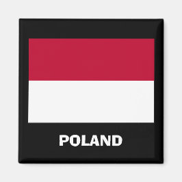 Aimant à drapeau Pologne*