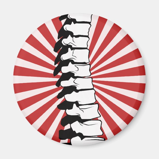 Aimant à épine rouge (Devant)