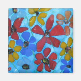 aimant à fleur de fusion de verre