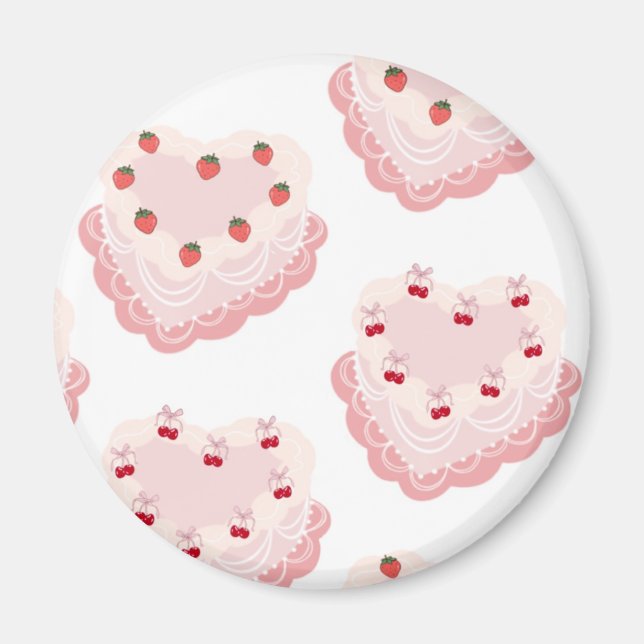 Aimant à gâteau vintage (Devant)