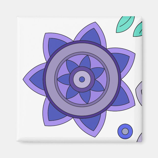Aimant à l'art de la fleur (Devant)