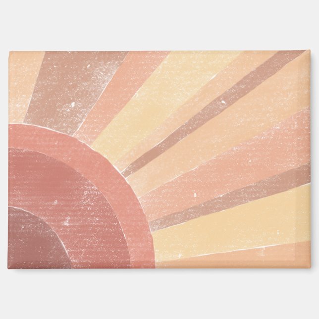 Aimant à lever de soleil Boho (Recto)