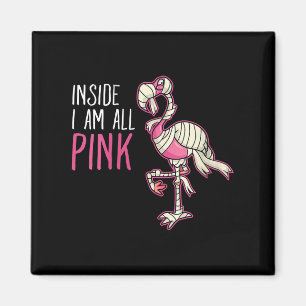 Aimant À L'Intérieur Je Suis Tout Flamant rose Rose Fla