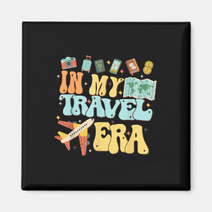 Aimant À Mon Époque De Voyage Amusant Voyageur Avion Été 