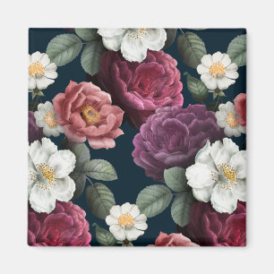 Aimant à motifs floraux
