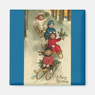 Aimant à roulettes de Noël
