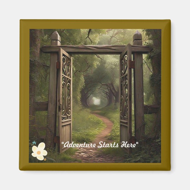 Aimant "A travers les tempêtes de la vie" (Devant)