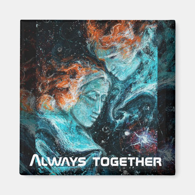 Aimant À travers l'espace (Devant)