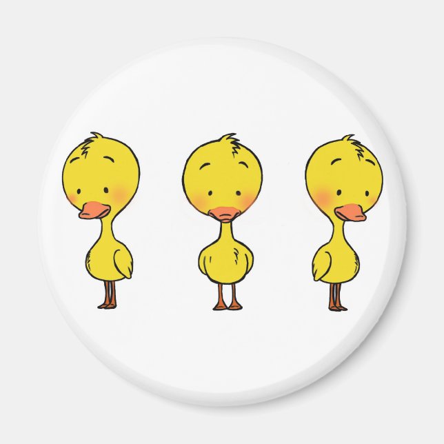 Aimant à trois canards (Devant)