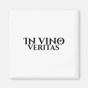 Aimant À Vino Veritas _ Latin _ Rome Antique _ Aimer Le V
