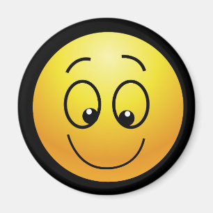 Aimant à visage souriant