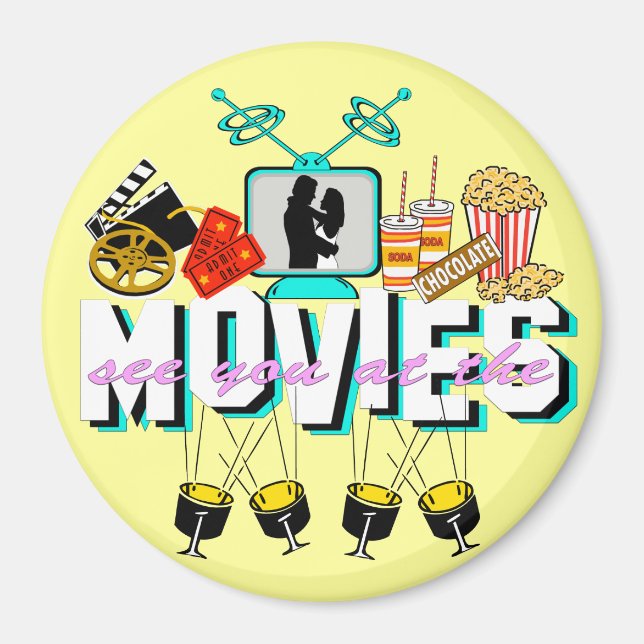 Aimant À Voir Sur Les Films - Arrière - plan Léger (Devant)