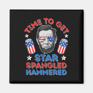 Aimant Abe Lincoln 4 juillet Moment de se faire Étoiles e