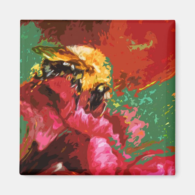 Aimant Abeille de bosse magnétique (Devant)