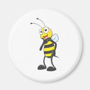 Aimant Abeille heureuse