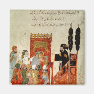 Aimant Abou Zayd prêchant dans la mosquée