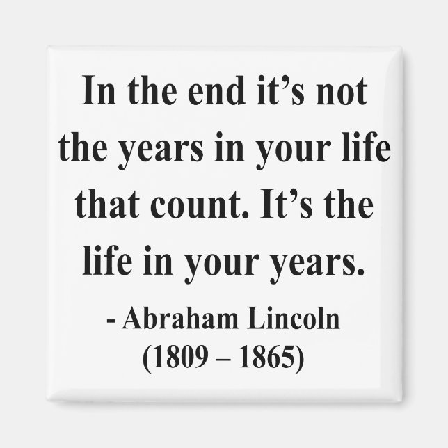 Aimant Abraham Lincoln Citation 2a (Devant)