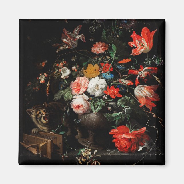 Aimant Abraham Mignon Le Bouquet Renversé. Floral (Devant)