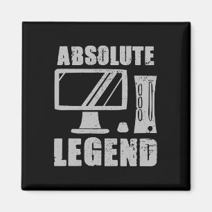 Aimant Absolument Legend Funny Video Game Player Citation