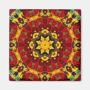 Aimant Abstract modern mosaic kaleidoscopic