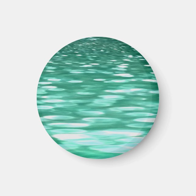 Aimant Abstrait #3 : Shimmer vert (Devant)