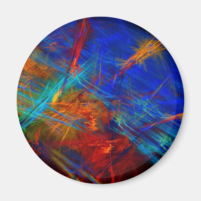 Aimant Abstrait coloré (Devant)