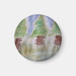 Aimant Abstrait de sapins
