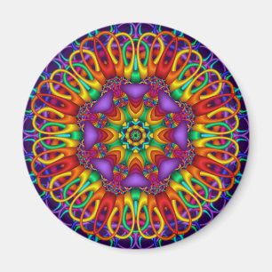 Aimant abstrait décoratif de mandala