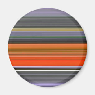 Aimant Abstrait n° 1 : Orange et gris