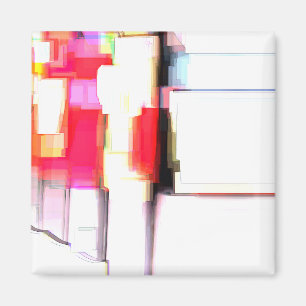 Aimant abstrait numérique "Blink"