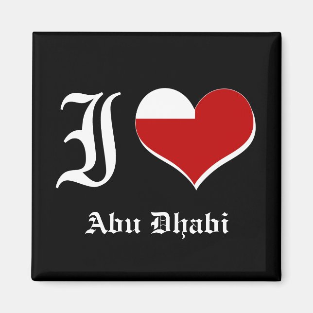 Aimant Abu Dhabi (Devant)