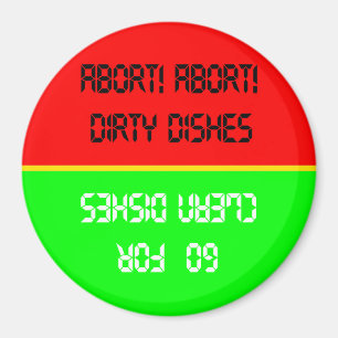 Aimant Accéder À L'Aimant Lave-Vaisselle Rouge/Vert