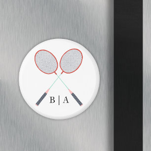 Aimant Accessoires de cuisine Badminton Raquet personnali