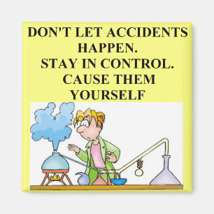 Aimant accidents de chimie