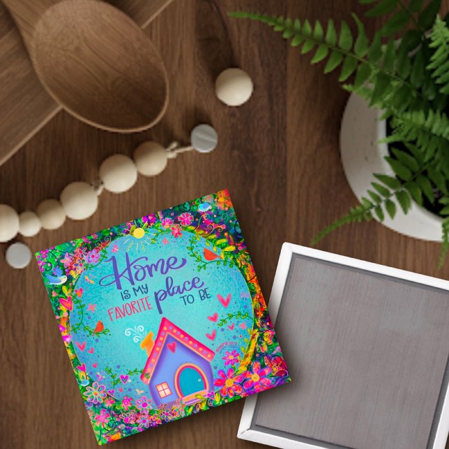 Aimant Accueil Favori Placer Citation Cute Fun Inspirivit (Créateur téléchargé)