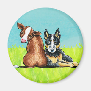 Aimant ACD et vache Brown