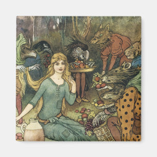 Aimant Acheter chez nous avec un Curl d'or