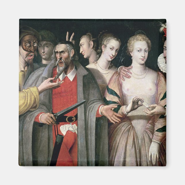 Aimant Acteurs du Commedia dell'Arte (Devant)