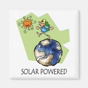 Aimant actionné solaire